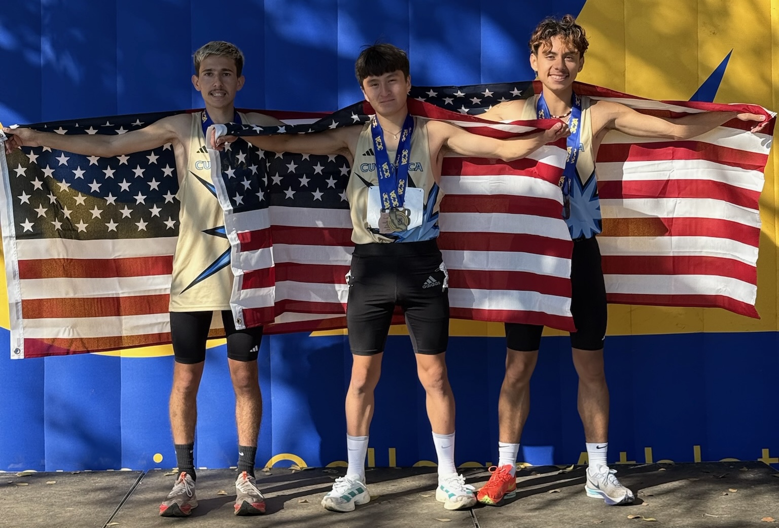 All-American Cross Country Trio: Guzman, Valadez Jr., and Rizzo