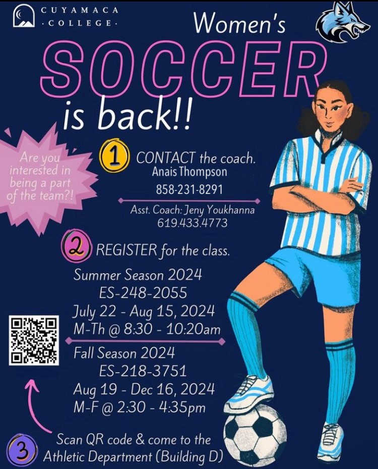 JOIN US! Women's Soccer team looking for you!