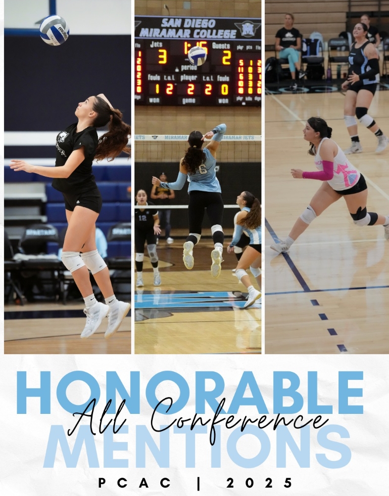 Three Coyotes Named PCAC Honorable Mention